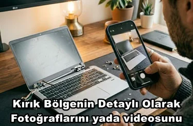 Dell laptop menteşe değişimi
