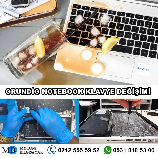 Grundig laptop klavye değişimi